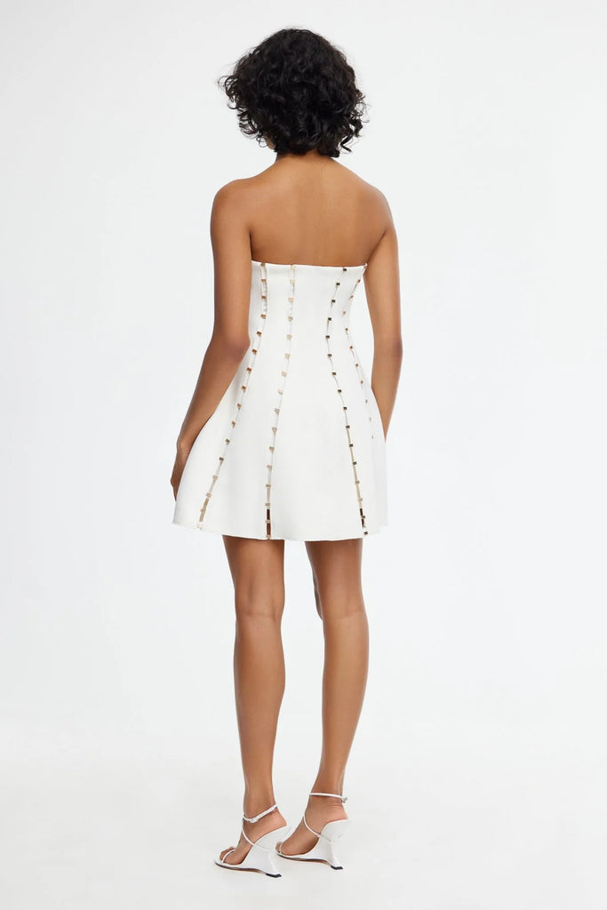 Acler Rossgreen Mini Dress (Ivory)