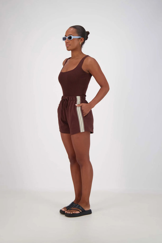 Jasmine Alexa Panarea Shorts (Brown)