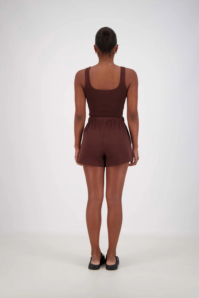 Jasmine Alexa Panarea Shorts (Brown)