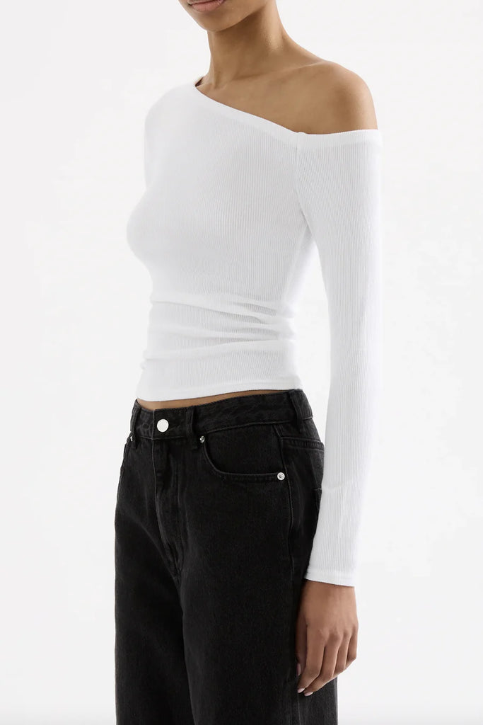 Nude Lucy Kyan L/S Top (White)