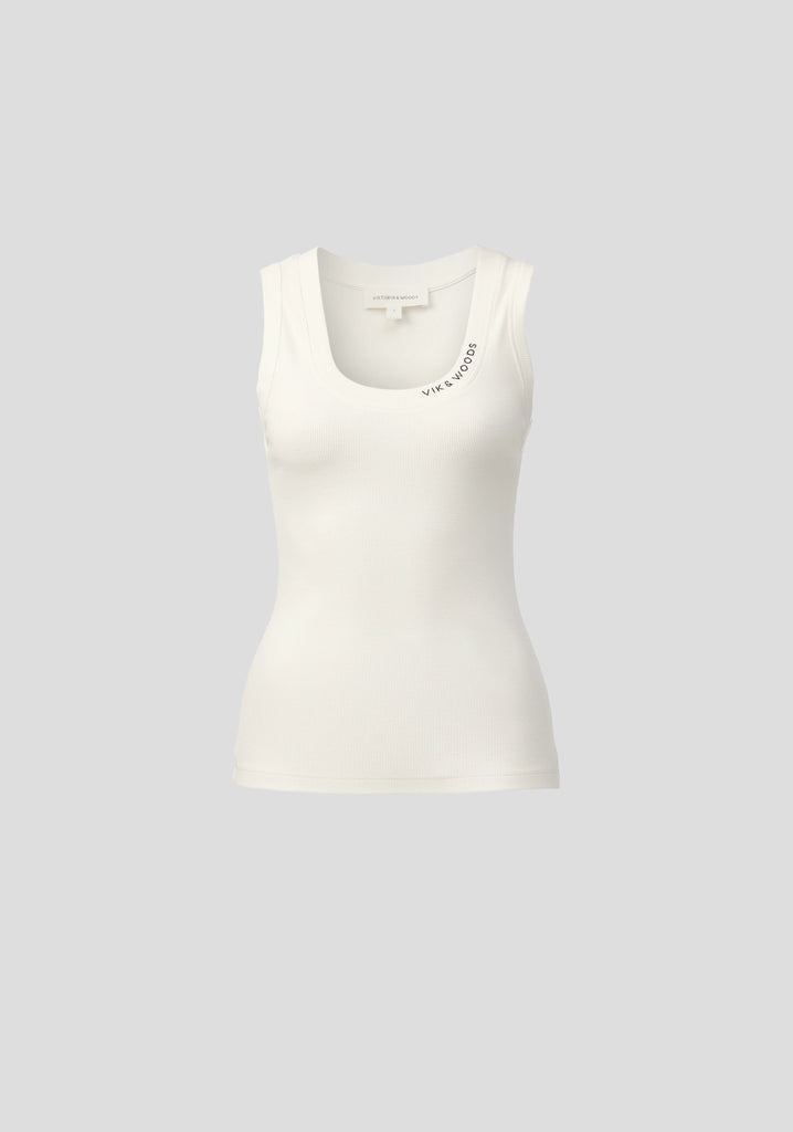 Vik & Woods Tank (Ivory)