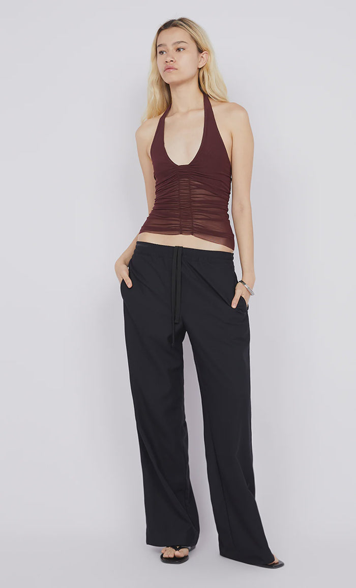 Bec & Bridge Essie Halter Top (Deep Plum)