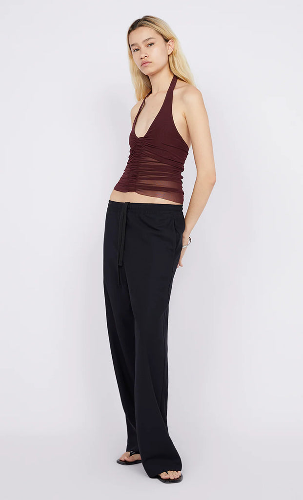 Bec & Bridge Essie Halter Top (Deep Plum)