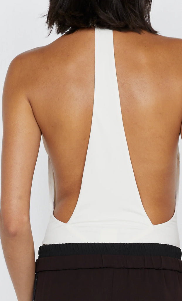 Bec & Bridge Larsen Racer Bodysuit (Ivory)