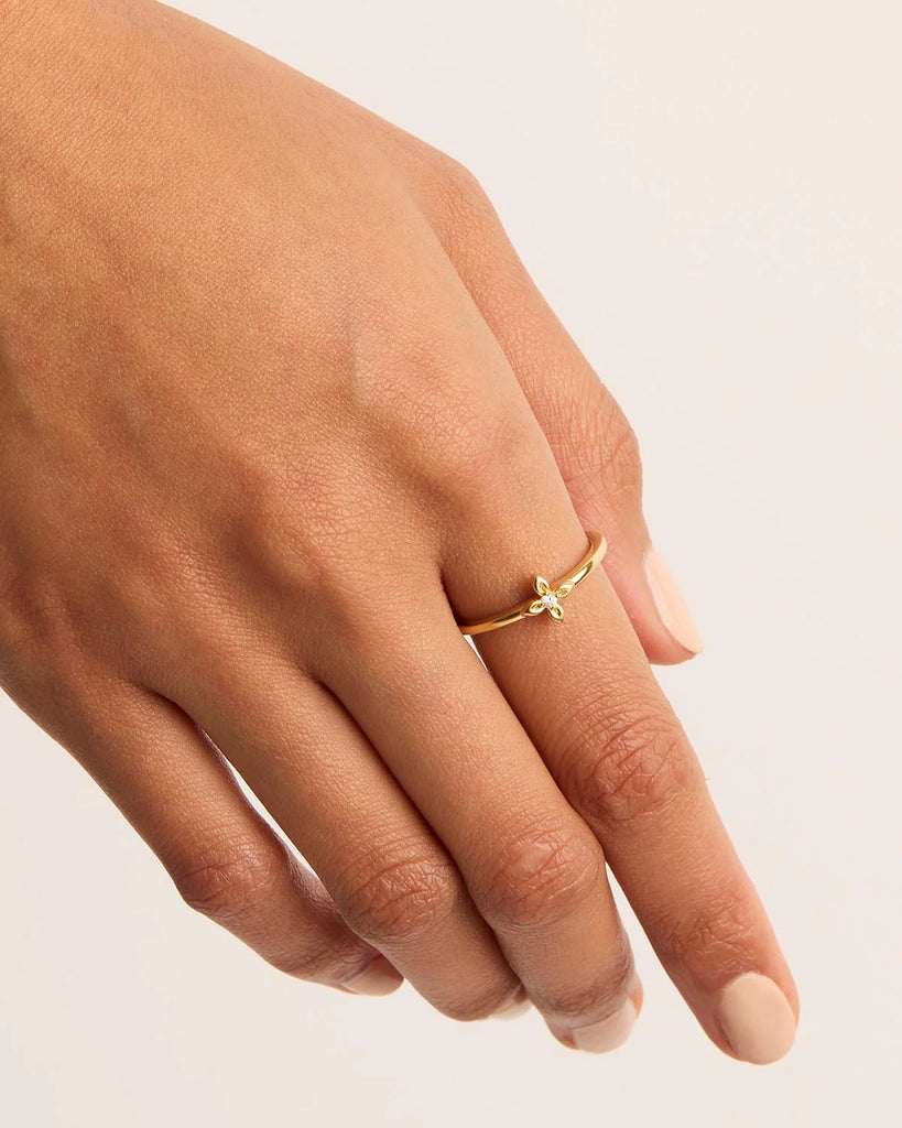 By Charlotte Live in Light Ring (18k Gold Vermeil)